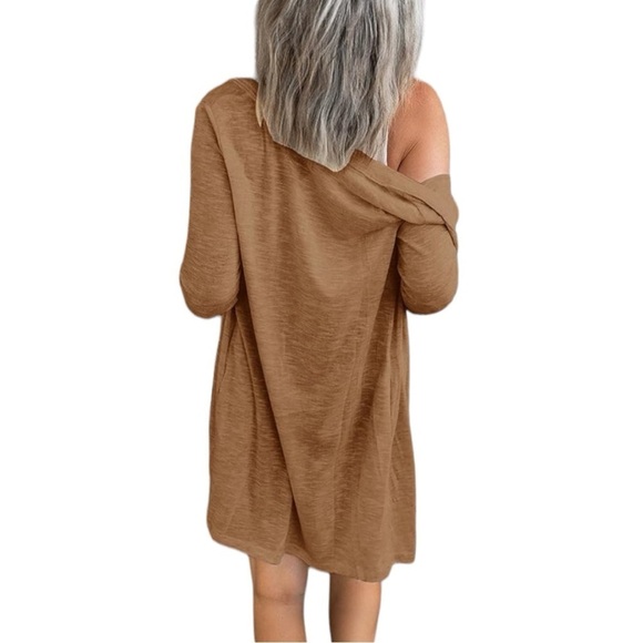 NWOT Women’s Open Front Lightweight Cardigan V Neck - Picture 5 of 7